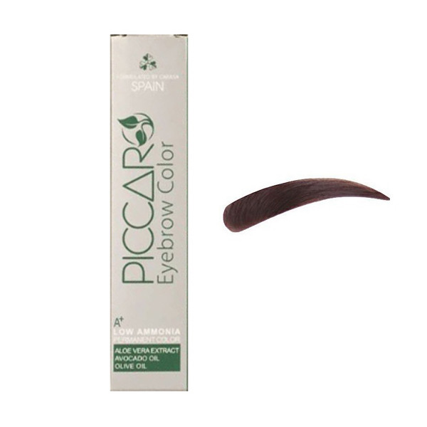 رنگ ابرو پیکارو شماره 4 حجم 15 میلی لیتر رنگ قهوه ای روشن